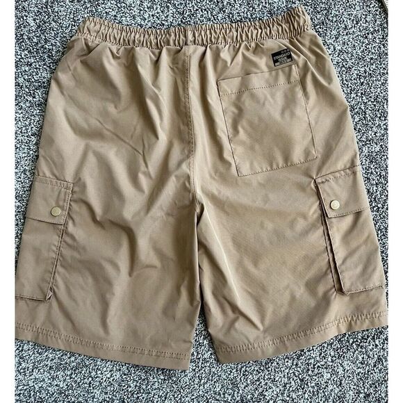 Southpole Standard Issue Cargo Shorts Men's XL‎ Tan Outdoor Lightweight 90's Y2K - Picture 2 of 8